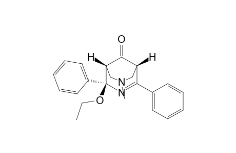 (1.alpha.,4.alpha.,5.alpha.)-4-Ethoxy-7-methyl-2,4-diphenyl-3,7-diazabicyclo[3.3.1]non-2-en-9-one