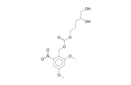 4,5-Dihydroxypentyl 2,4-dimethoxy-6-nitrobenzyl carbonate