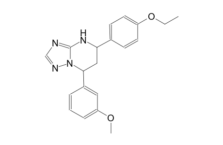 5-(4-ethoxyphenyl)-7-(3-methoxyphenyl)-4,5,6,7-tetrahydro[1,2,4]triazolo[1,5-a]pyrimidine