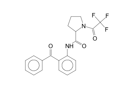 2-Pyrrolidinecarboxamide, 1-(trifluoromethylcarbonyl)-N-(2'-benzoylphenyl)-