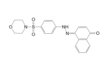 (4E)-4-[(4-morpholin-4-ylsulfonylphenyl)hydrazinylidene]naphthalen-1-one