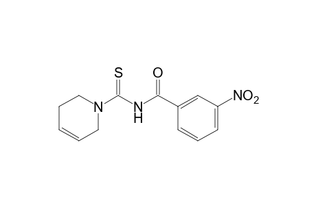3,6-dihydro-N-(m-nitrobenzoyl)thio-1(2H)-pyridinecarboxamide