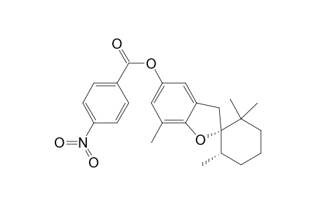 (1'S,6S)-5-(4-Nitrobenzoyloxy)-2',2',6',7-tetramethyl-spiro[benzofuran-2(3H),1'-cyclohexane]