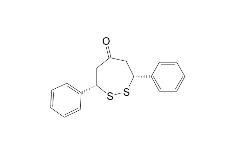 (3R,7S)-3,7-diphenyl-1,2-dithiepan-5-one