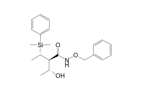 (2R,3R)-2-[(1S)-1-[dimethyl(phenyl)silyl]ethyl]-3-hydroxy-N-phenylmethoxybutanamide