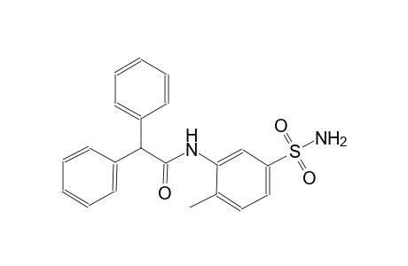 benzeneacetamide, N-[5-(aminosulfonyl)-2-methylphenyl]-alpha-phenyl-