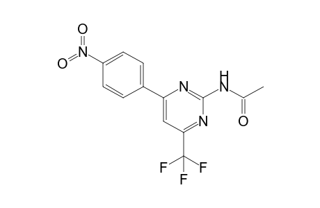 4-Trifluoromethyl-6-(4-nitrophenyl)-2-acetylaminopyrimidine