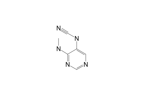5-(Cyanamino)-4-(methylamino)-pyrimidine
