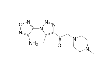 ethanone, 1-[1-(4-amino-1,2,5-oxadiazol-3-yl)-5-methyl-1H-1,2,3-triazol-4-yl]-2-(4-methyl-1-piperazinyl)-
