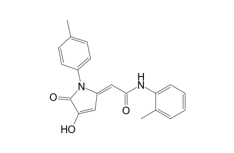 (E)-3-Hydroxy-5-[N-(2-tolyl)carbamoylmethylidene]-1-(4-tolyl)-2,5-dihydropyrrol-2-one
