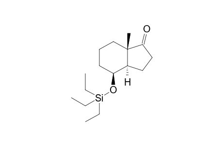Des-A,B-8.beta.-[(triethylsilyl)oxy]-androstane-17-one