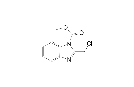 1H-1,3-Benzimidazole-1-carboxylic acid, 2-(chloromethyl)-, methyl ester