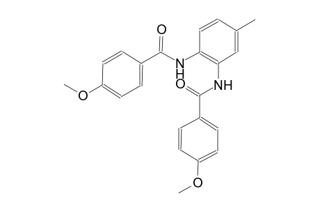 4-methoxy-N-{2-[(4-methoxybenzoyl)amino]-5-methylphenyl}benzamide