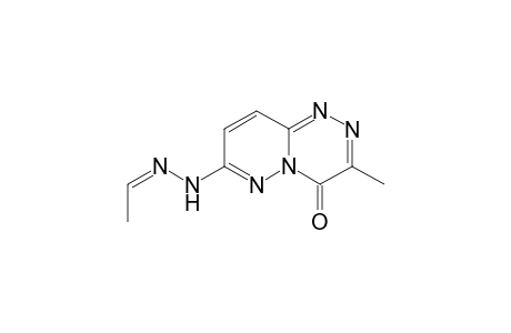 4H-Pyridazino[6,1-c][1,2,4]triazine, acetaldehyde deriv.