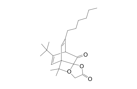 1,5-Di-tet-Butyl-8-n-hexyl-2,2-(oxoethylidenedioxy)bicyclo[2.2.2]octa-5,7-dien-3-one