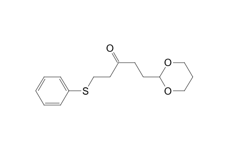 1-(1,3-dioxan-2-yl)-5-(phenylthio)-3-pentanone