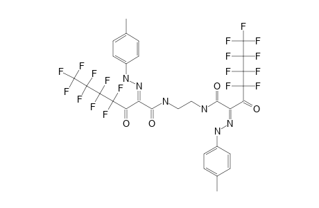 N,N'-ETHYLENEBIS-[4,4,5,5,6,6,7,7,7-NONAFLUORO-3-OXO-2-(PARA-TOLYLHYDRAZONO)-HEPTANAMIDE]