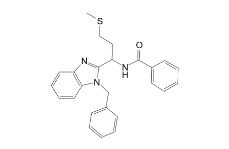 N-[1-(1-benzyl-1H-benzimidazol-2-yl)-3-(methylsulfanyl)propyl]benzamide
