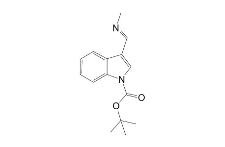 tert-Butyl 3-((methylimino)methyl)-1H-indole-1-carboxylate
