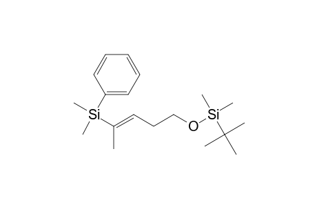 Silane, (1,1-dimethylethyl)[[4-(dimethylphenylsilyl)-3-pentenyl]oxy]dimethyl-, (E)-