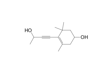 3,5,5-trimethyl-4-(3-oxidanylbut-1-ynyl)cyclohex-3-en-1-ol