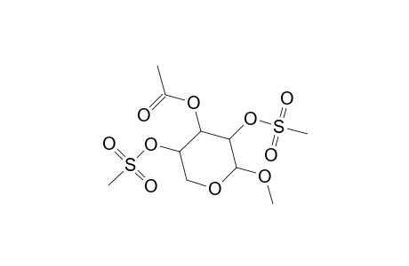 Xylopyranoside, methyl, 3-acetate 2,4-dimethanesulfonate, .alpha.-D-