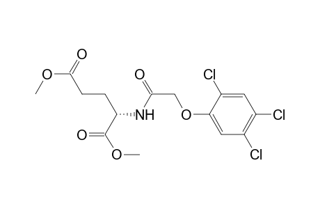 L-Glutamic acid, N-[(2,4,5-trichlorophenoxy)acetyl]-, dimethyl ester