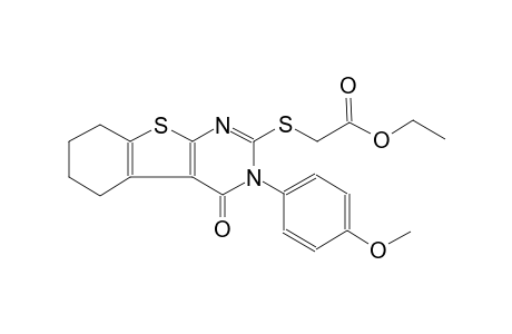 acetic acid, [[3,4,5,6,7,8-hexahydro-3-(4-methoxyphenyl)-4-oxobenzo[4,5]thieno[2,3-d]pyrimidin-2-yl]thio]-, ethyl ester