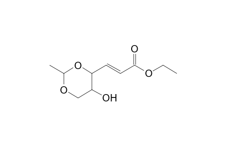 4-[2-(Ethoxycarbonyl)vinyl]-5-hydroxy-2-methyl-1,3-dioxane