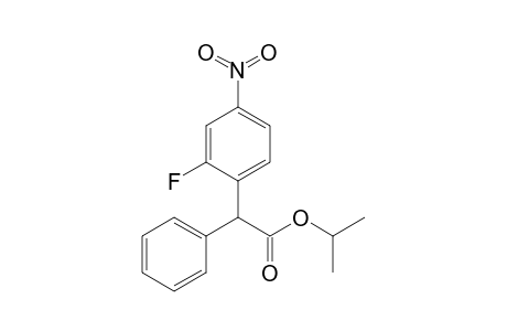 iso-Propyl .alpa.-(2-fluoro-4-nitrophenyl)phenylacetate
