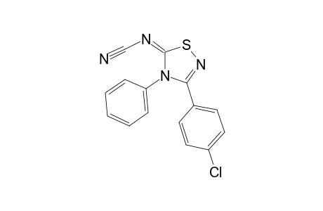 5-Cyanimino-4,5-dihydro-3-(4'-chlorophenyl)-4-phenyl-1,2,4-thiadiazole