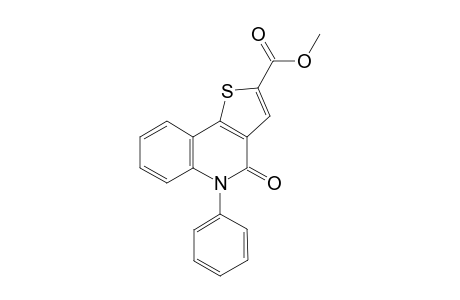 4-keto-5-phenyl-thieno[3,2-c]quinoline-2-carboxylic acid methyl ester