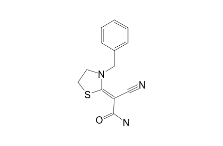 (Z)-(3-Benzylthiazolidin-2-ylidene)cyanoacetamide