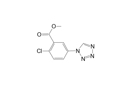 Benzoic acid, 2-chloro-5-tetrazol-1-yl-, methyl ester