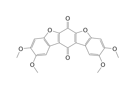 2,3,9,10-Tetramethoxybenzo(1,2-b:5,4-b')bisbenzofuran-6,12-dione
