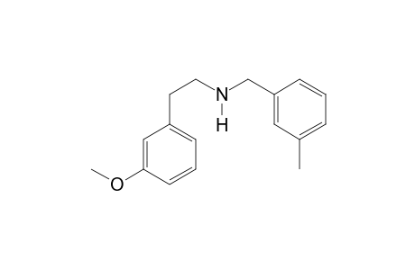 2-(3-Methoxyphenyl)-N-(3-methylbenzyl)ethan-1-amine