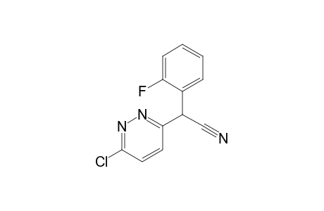 2-(6-Chloranylpyridazin-3-yl)-2-(2-fluorophenyl)ethanenitrile