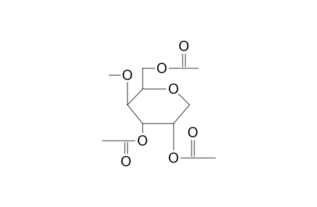 2,3,6-tri-o-Acetyl-1,5-anhydro-4-o-methyl-D-galactitol