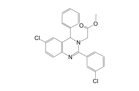 methyl (6-chloro-2-(3-chlorophenyl)-4-phenyl-3(4H)-quinazolinyl)acetate