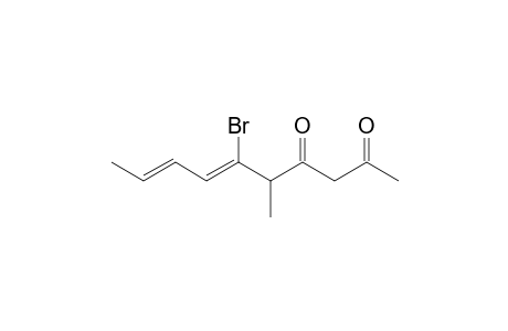 (6Z,8E)-6-Bromo-5-methyl-4-oxodeca-6,8-diien-2-one