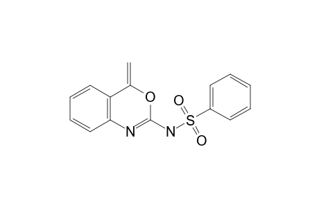 N-(4-methylidene-3,1-benzoxazin-2-yl)benzenesulfonamide