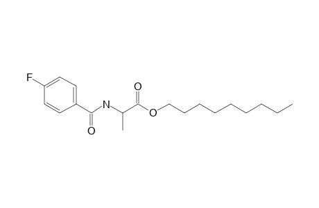 L-Alanine, N-(4-fluorobenzoyl)-, nonyl ester