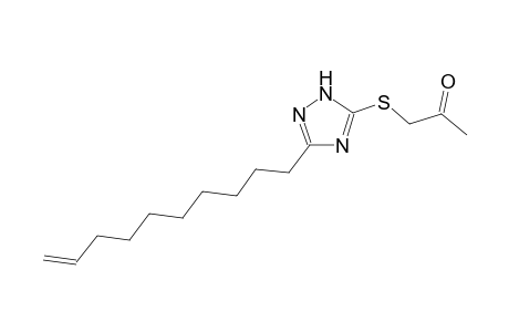 1-{[3-(9-decenyl)-1H-1,2,4-triazol-5-yl]sulfanyl}acetone