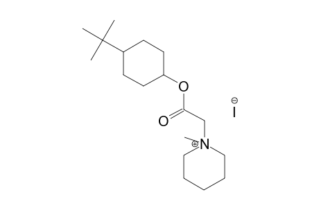 piperidinium, 1-[2-[[4-(1,1-dimethylethyl)cyclohexyl]oxy]-2-oxoethyl]-1-methyl-, iodide
