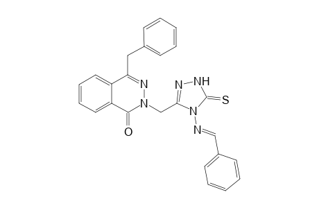 5-[(4-Benzyl-1(2H)-oxophthalazin-1(2H)-2-yl)methyl]-1-(benzylideneamino)-1,3,4-triazol-2-thione