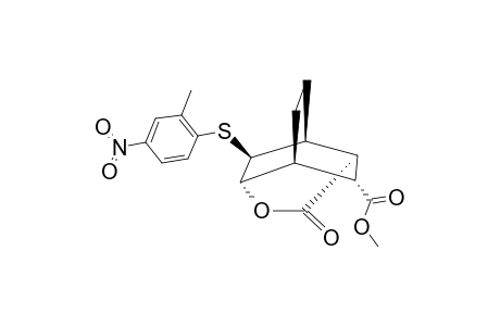 Methyl-(2sr, 7RS)-2-(2'-methyl-4'-nitrophenylthio)-4-oxa-5-oxotricyclo-[4.4.0.0(3,8)]-decan-7-carboxylate