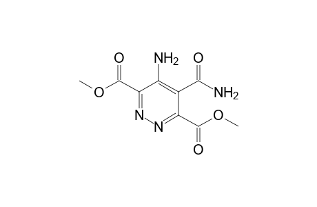 Dimethyl 5-carbamoyl-4-aminopyridazine-3,6-dicarboxylate