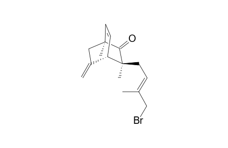 (-)-(1S,3S,4S)-3-(4-Bromo-3-methylbut-2-en-1-yl)-1,3-dimethyl-8-methylenebicyclo[2.2.2]oct-5-en-2-one