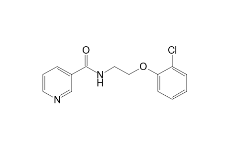N-[2-(2-chlorophenoxy)ethyl]nicotinamide