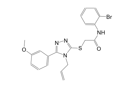 2-{[4-allyl-5-(3-methoxyphenyl)-4H-1,2,4-triazol-3-yl]sulfanyl}-N-(2-bromophenyl)acetamide